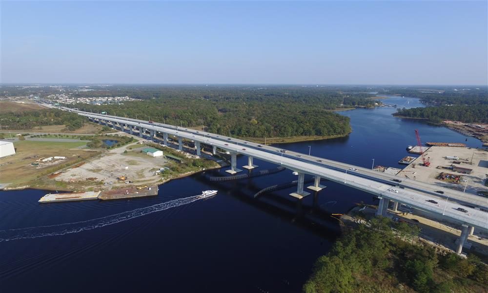 Bridge design (aerial view)
