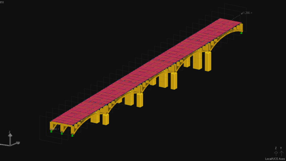 Bridge load rating analysis